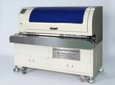 Otomatik Kablo Soyma ve Örgülü Kalkan İşleme Makinesi CS-BST007