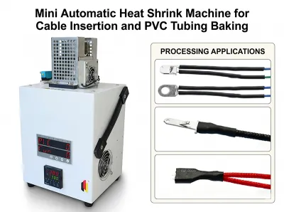 Kablo Yerleştirme ve PVC Boru Pişirme için Mini Otomatik Isı Büzüştürme Makinesi JW-HST-05B
