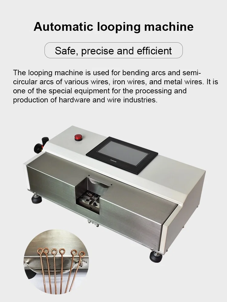 Metal Teller Döngü Makinesi, Kanca Döngü Makinesi, Ark Bükme Makinesi 