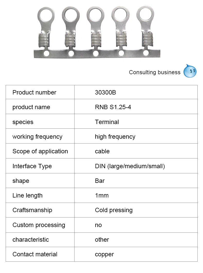Bakır Yalıtımsız kılıf çatal terminalleri, pirinç, nikel çelik, maça konektörü, PH, VH, JST terminali, Bakır Terminal