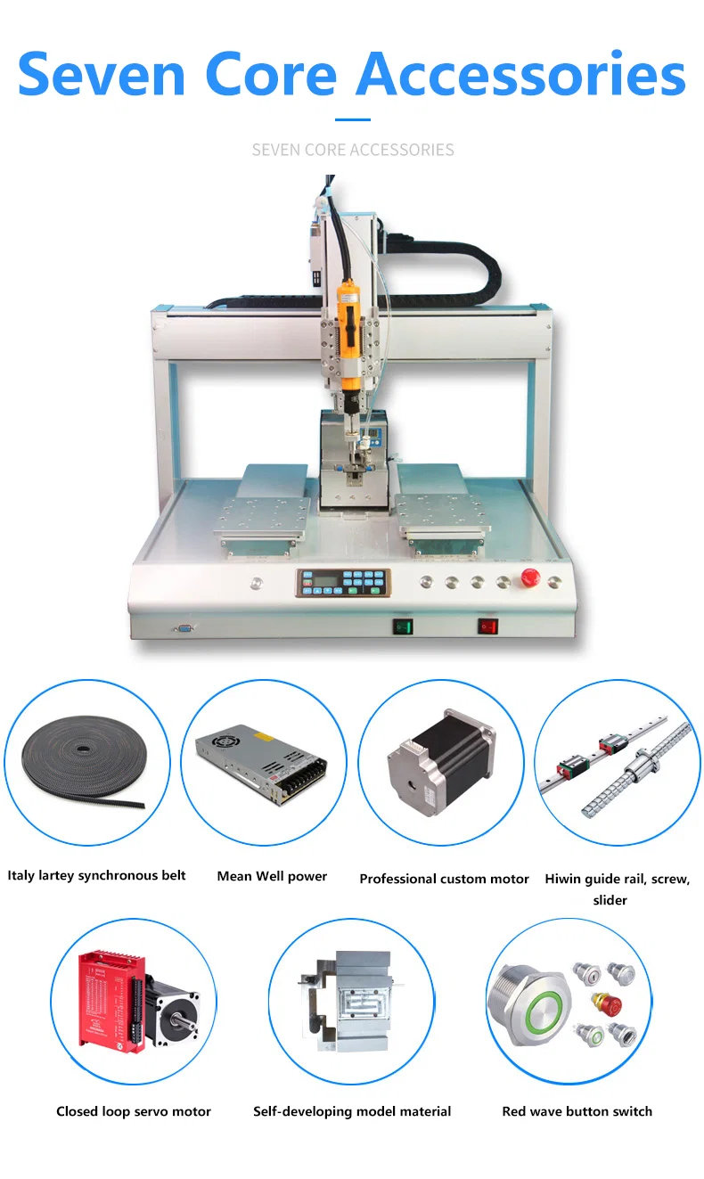 Desktop Locking Auto Fastening Auto-Screwdriving Machine Automatic Fixing Screw Robot, Screw Fixing Machine, Screwdriver Robot, Screw Locking Assembly Robot 