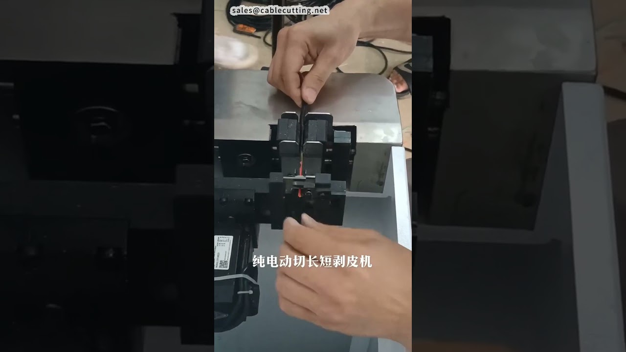 Sessiz ve Enerji Tasarruflu Elektrik Kablosu Kesme ve Sıyırma Makinesi | Çoklu Uzunluk