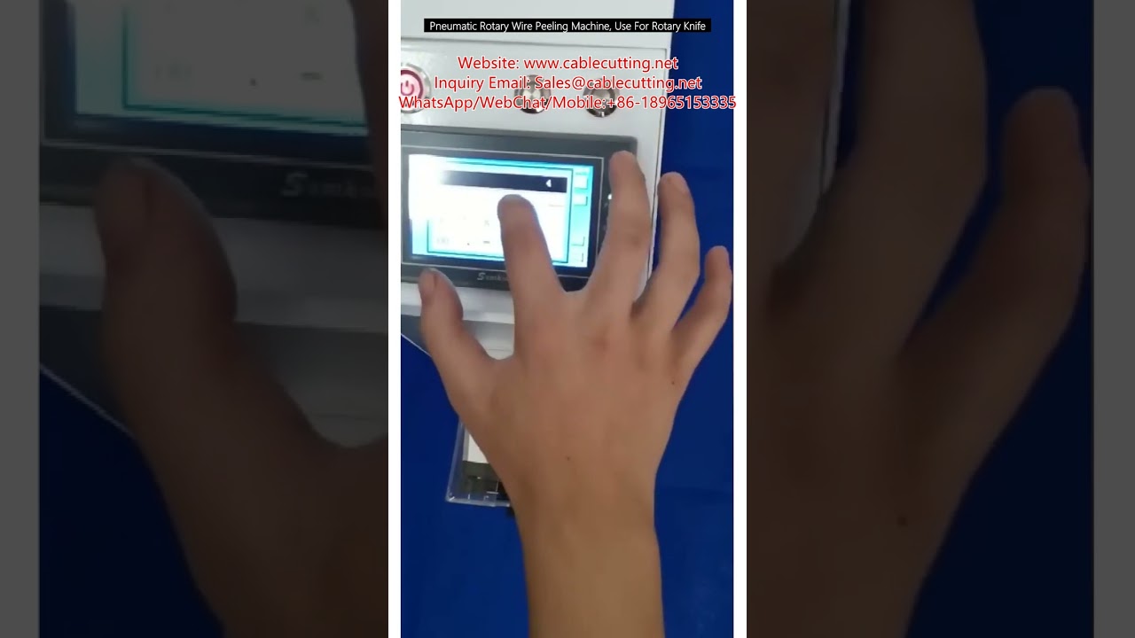 Pnömatik Rotasyonlu Tel Sıyırma Makinesi | Döner Bıçaklı Kablo İşleme