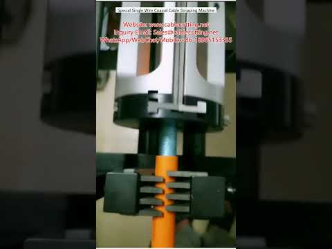 Otomatik Tek Telli Koaksiyel Kablo Sıyırma Makinesi | Yüksek Verimli Kablo İşleme