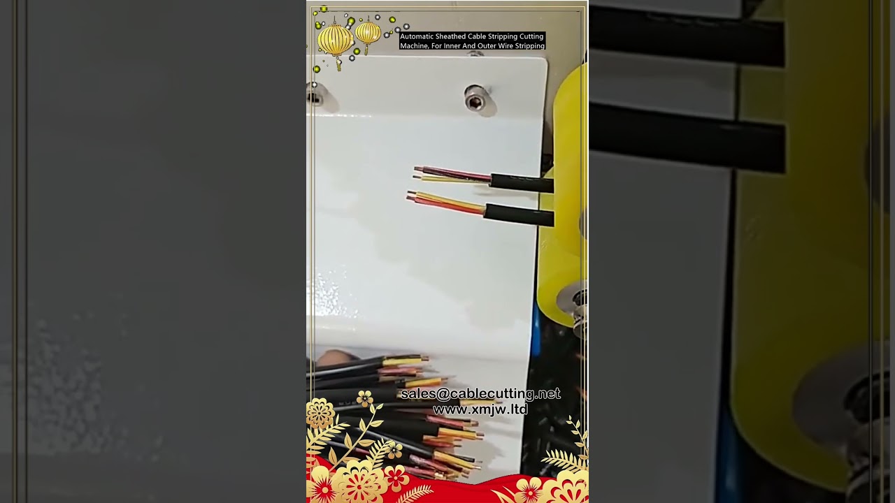 Otomatik Kılıflı Kablo Soyma ve Kesme Makinesi – İç ve Dış Tel Sıyırma