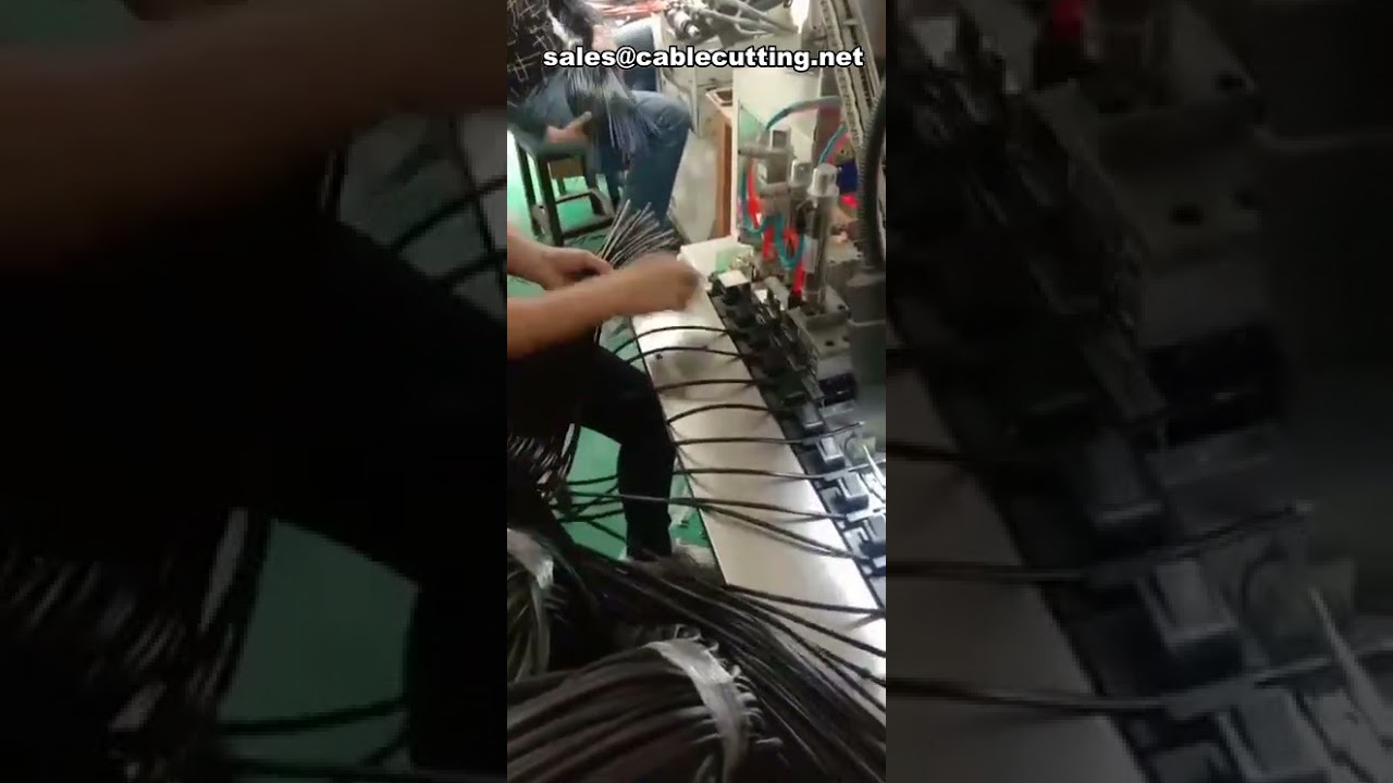 Otomatik Çift Pimli Fiş Terminal Kıvırma Makinesi | USB Veri Kablosu Üretim Makinesi Satılık