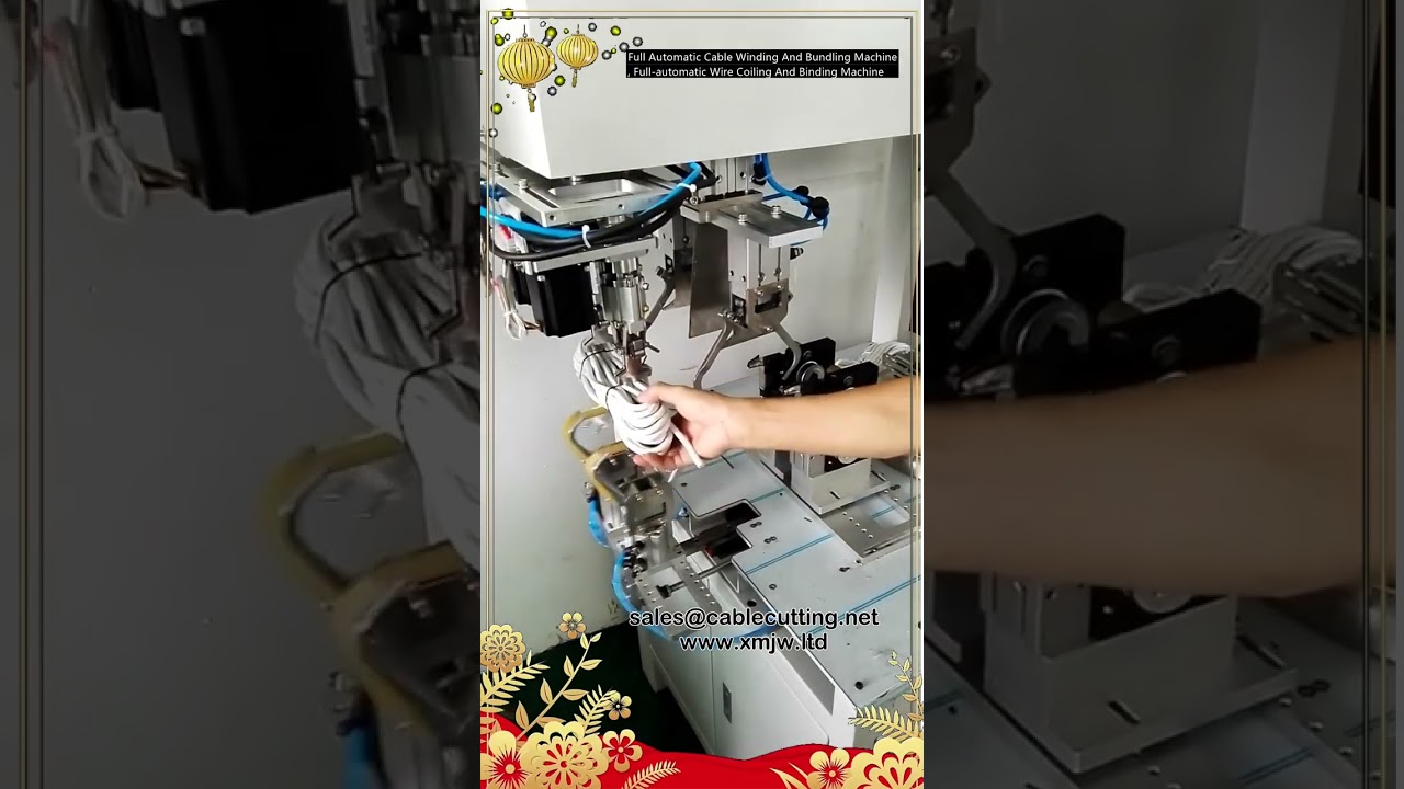 Tam Otomatik Kablo Sarma ve Bağlama Makinesi | Endüstriyel Tel Sarma ve Bağlama Çözümü