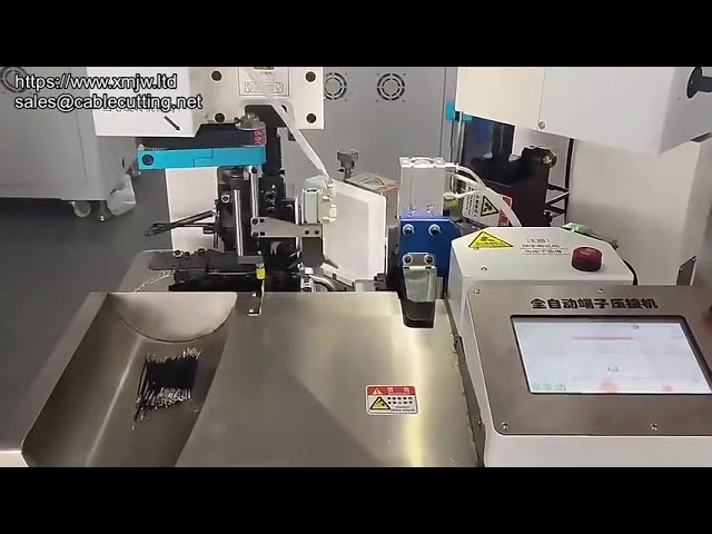 Tam Otomatik Çift Telli Kablo Kırpma ve Sıyırma Makinesi | Kablo Kesme Pres Ekipmanı