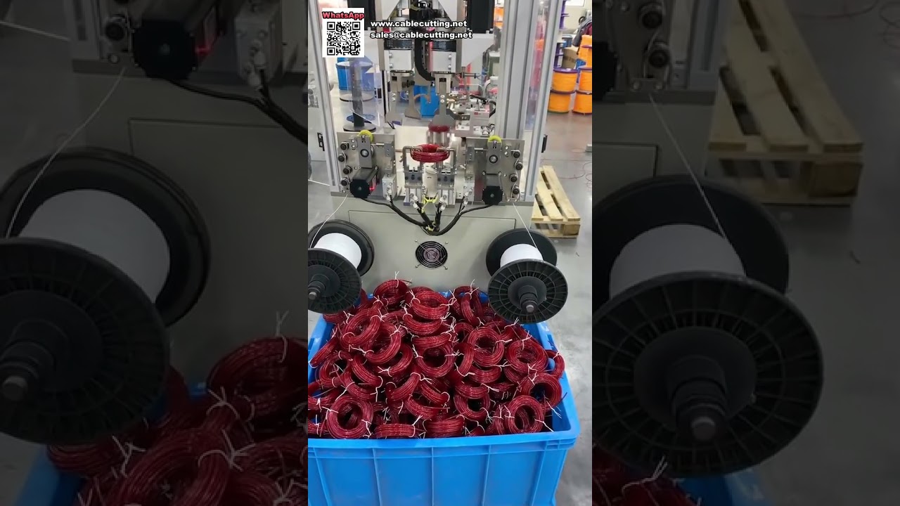Yüksek Verimli Otomatik Sarma ve Bağlama Makinesi - Askılı Kart Tıraşlama İpliği Üretimi
