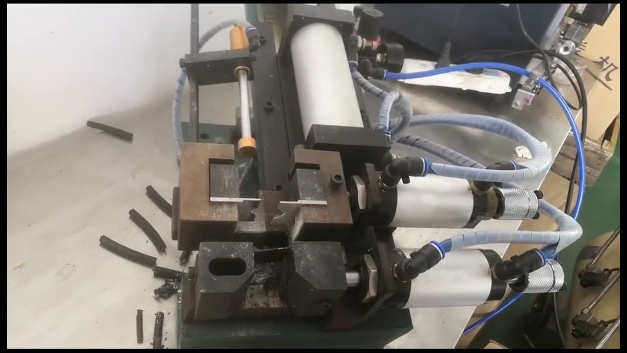 Pnömatik Büyük Kare Kablo Sıyırma Makinesi | Otomatik Endüstriyel Kablo Soyma