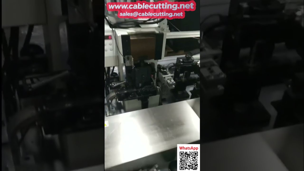 Automatic Dual Crimping and Housing Insertion Machine with Visual Pressure Detection