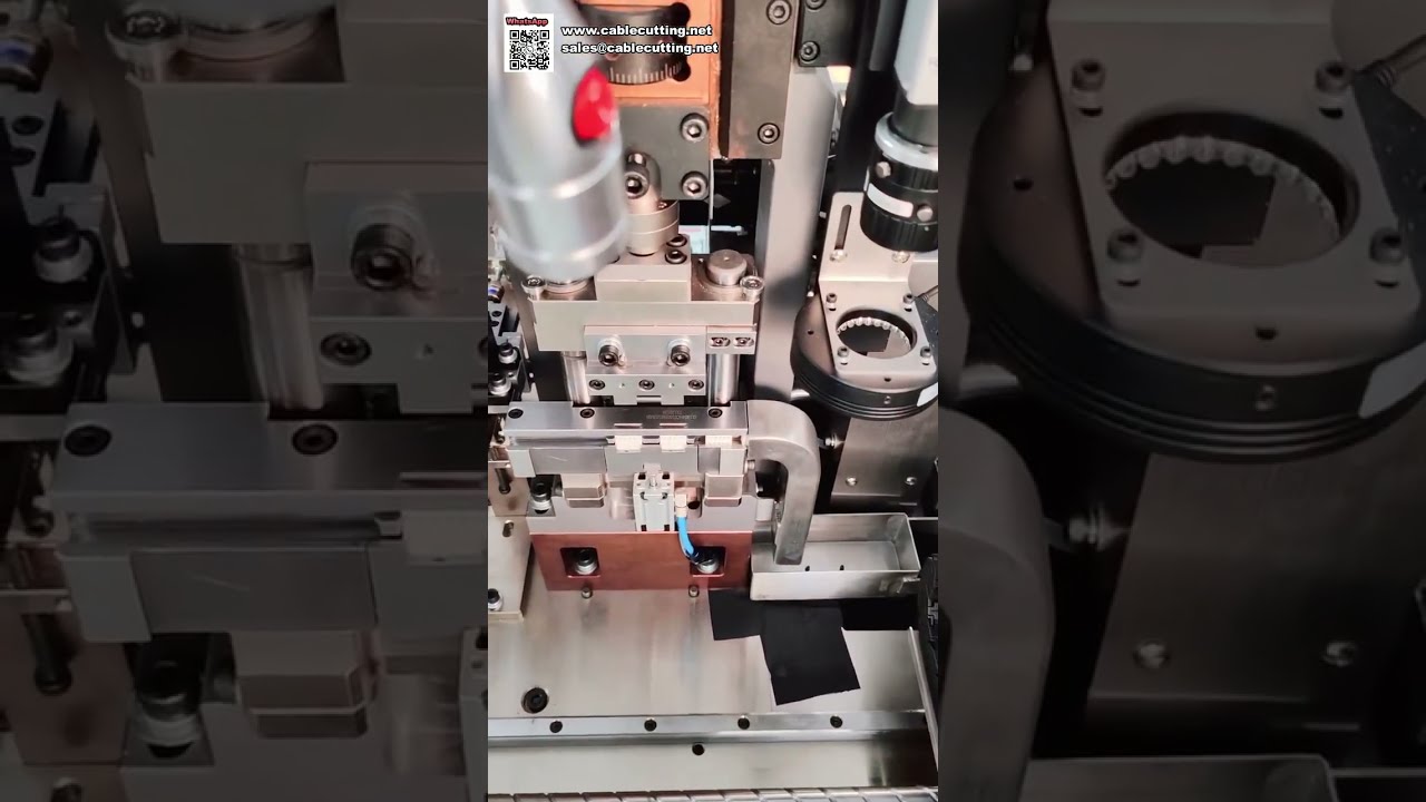 Máquina de crimpagem e inserção de terminais IDC totalmente automática de alta precisão