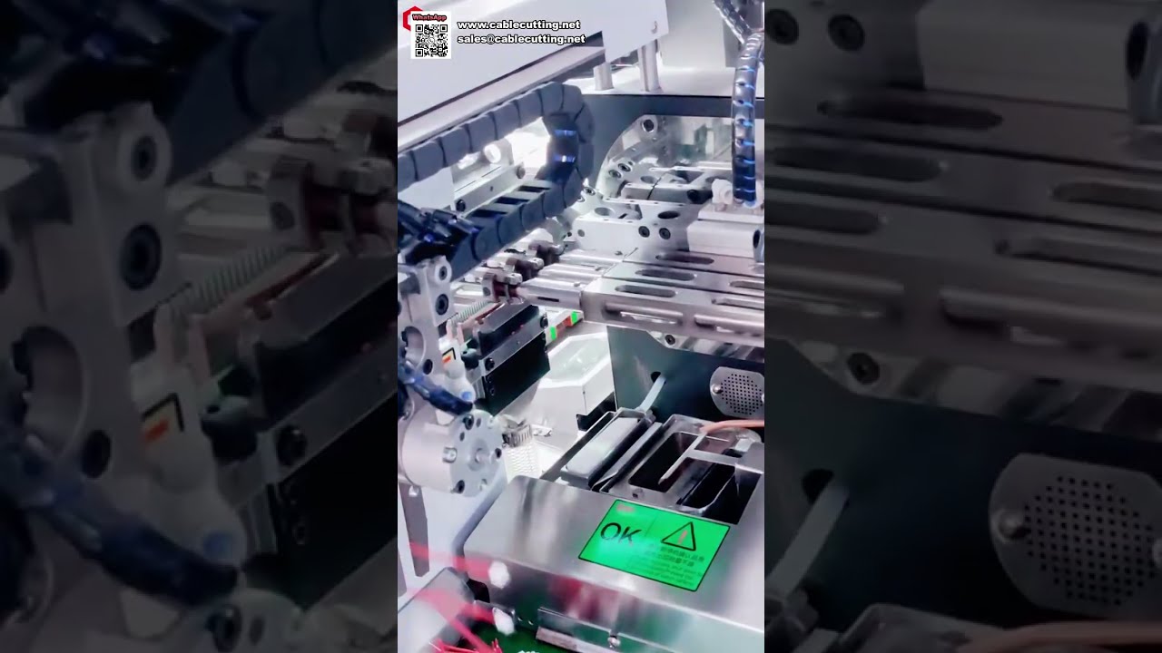 Fully Automatic Terminal Crimping and Housing Insertion Machine for Multiple Wires