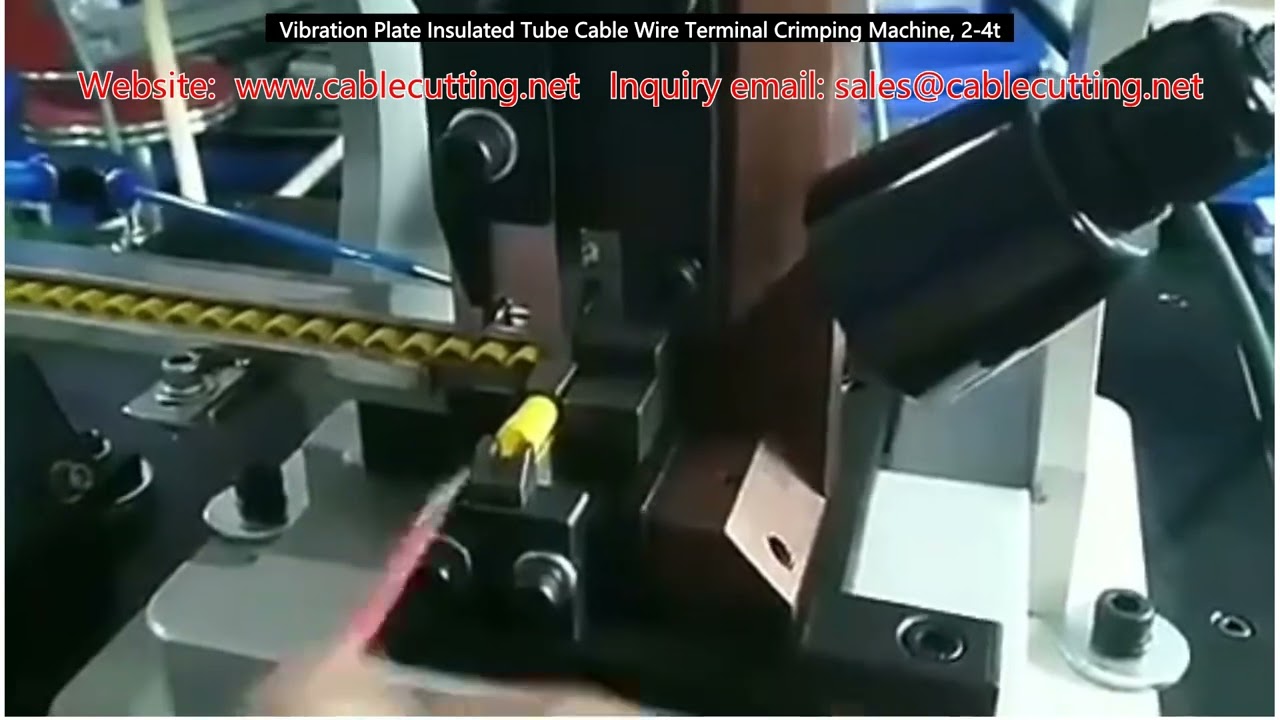 2-4 Ton Titreşim Plakalı Yalıtımlı Boru ve Kablo Terminal Sıkma Makinesi