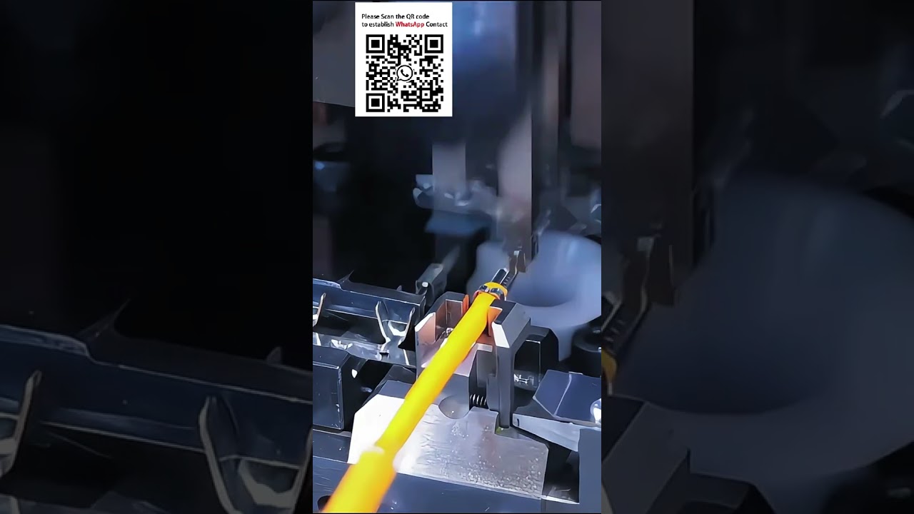 Yarı Otomatik Tel Sıyırma ve Kıvırma Makinesi | Manuel Tel Beslemeli Terminal Presi
