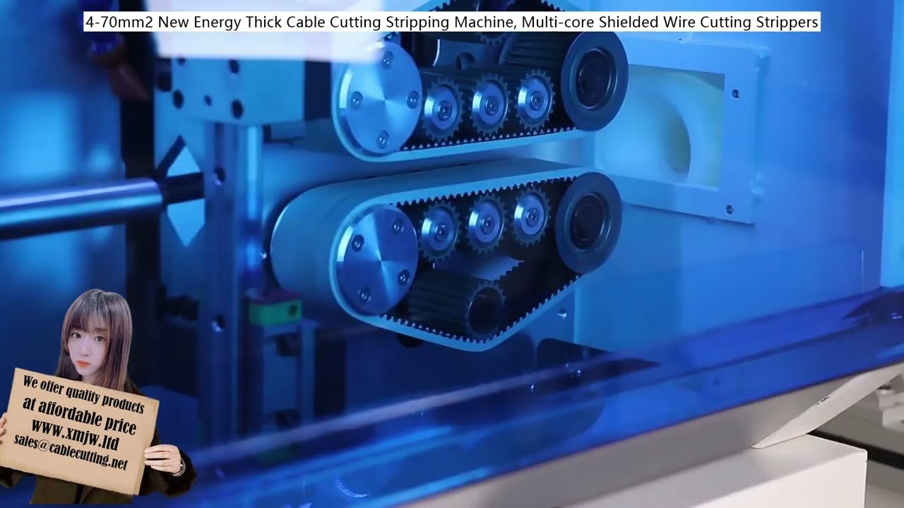 4-70mm² Yeni Enerji Kalın Kablo Kesme ve Sıyırma Makinesi | Çok Çekirdekli Korumalı Kablo Sıyırıcı