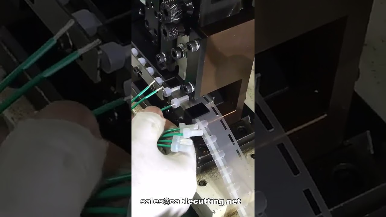 4P Female Brass Crimp Terminal Connector 42mm 254mm 25mm Pin Metal Stamping Wire