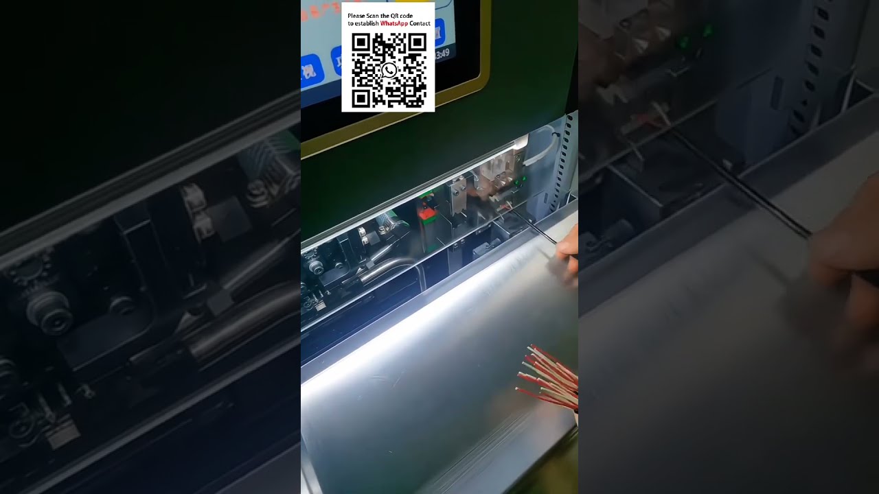 Yarı Otomatik Çift Tel İşleme Makinesi: Su Geçirmez Conta Takma, Sıyırma ve Sıkma