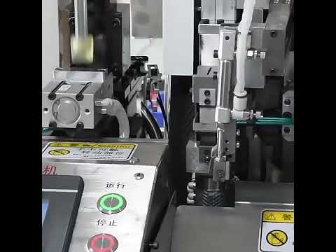 Tam Otomatik Tek Kafalı Sıkma ve Kalaylama Makinesi | Su Geçirmez Fiş Daldırma Kalaylama #makina