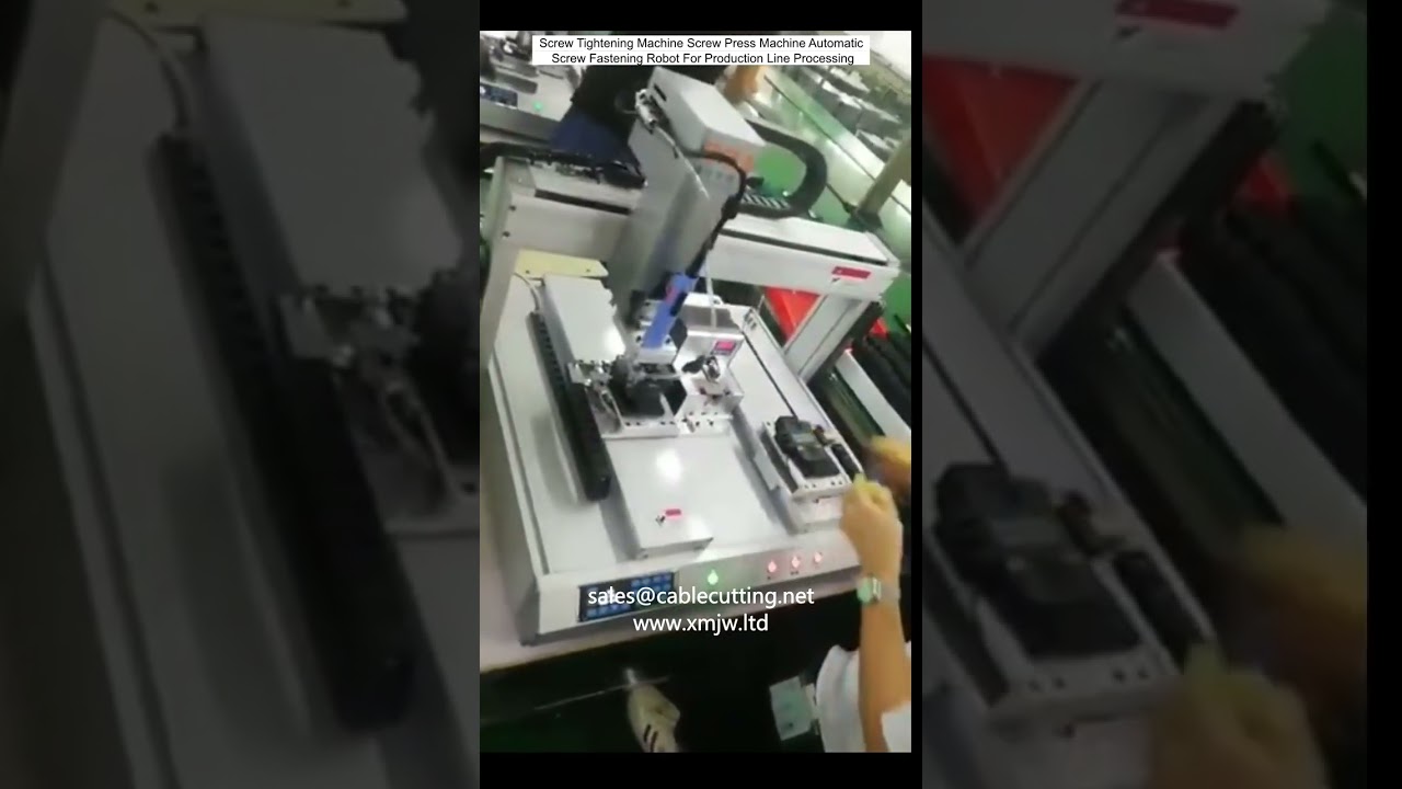 Otomatik Vida Sıkma Makinesi | Üretim Hattı İçin Vida Pres Robotu | Endüstriyel Vidalama Sistemi