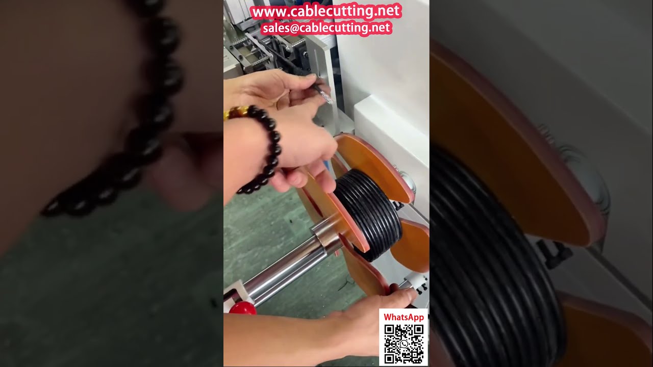 Ağ Kablosu için Otomatik Sayma, Sıyırma, Sarma ve Bağlama Makinesi | Hepsi Bir Arada