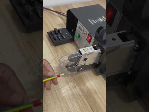 Kesme, Sıyırma ve Sıkma Fonksiyonlu Çok Yönlü Terminal Sıkma Makinesi #fabrika