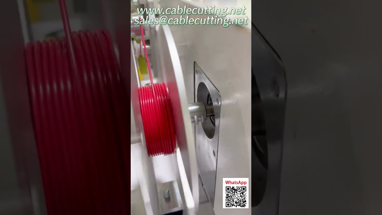 Hassas Metre Sayma ve Kesim Özellikli Otomatik Kablo Sarma Makinesi