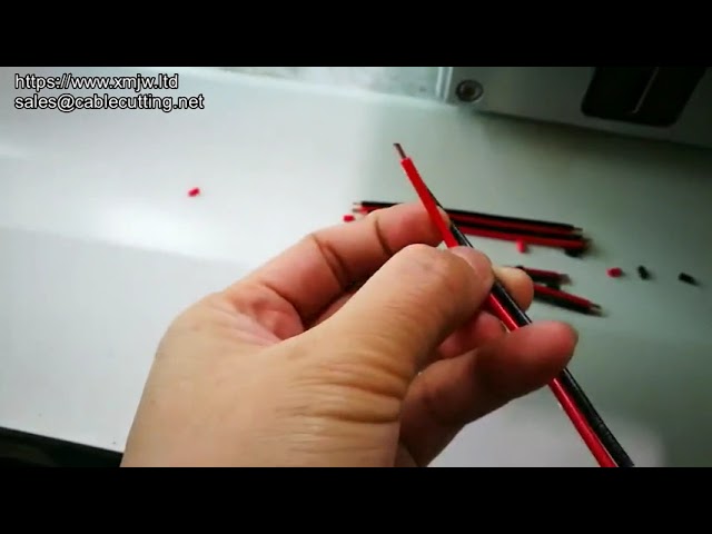 2-14 Pin 20mm FFC Şerit Düz Kablolar İçin Otomatik Kesme, Sıyırma ve Ayırma Makinesi