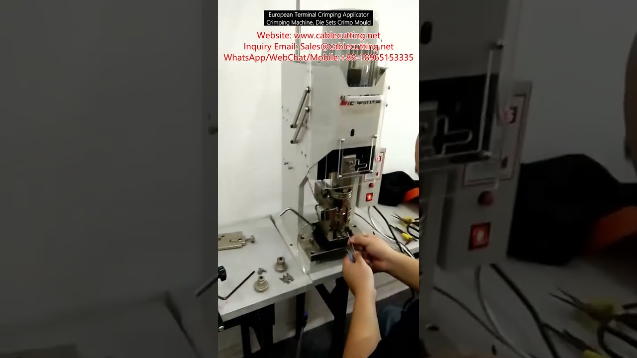 Avrupa Standartlarında Terminal Krimpleme Aparatı - Kalıp Setleri ve Krimp Makinesi