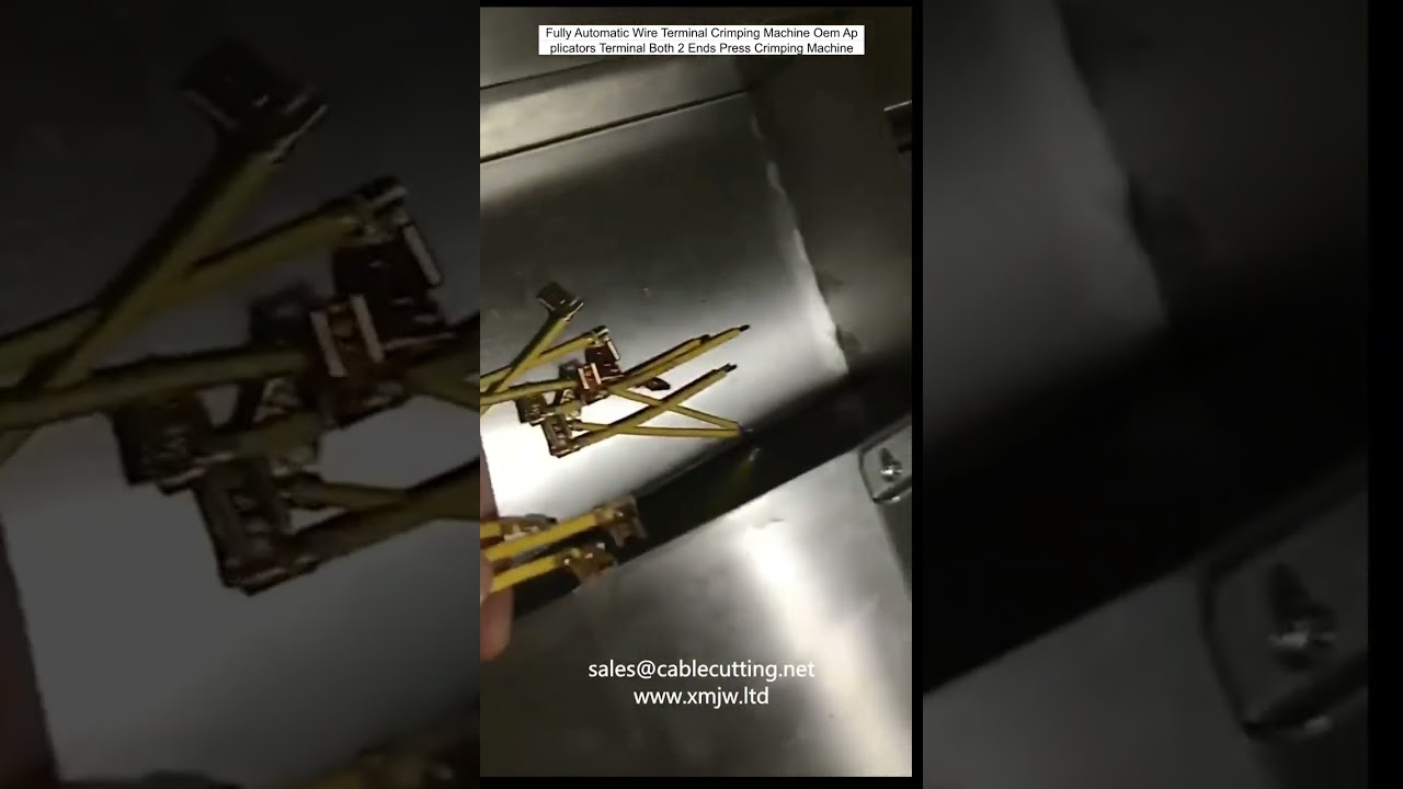 Tam Otomatik Çift Uçlu Terminal Sıkma Makinesi - OEM Aplikatörler ile Yüksek Verimlilik