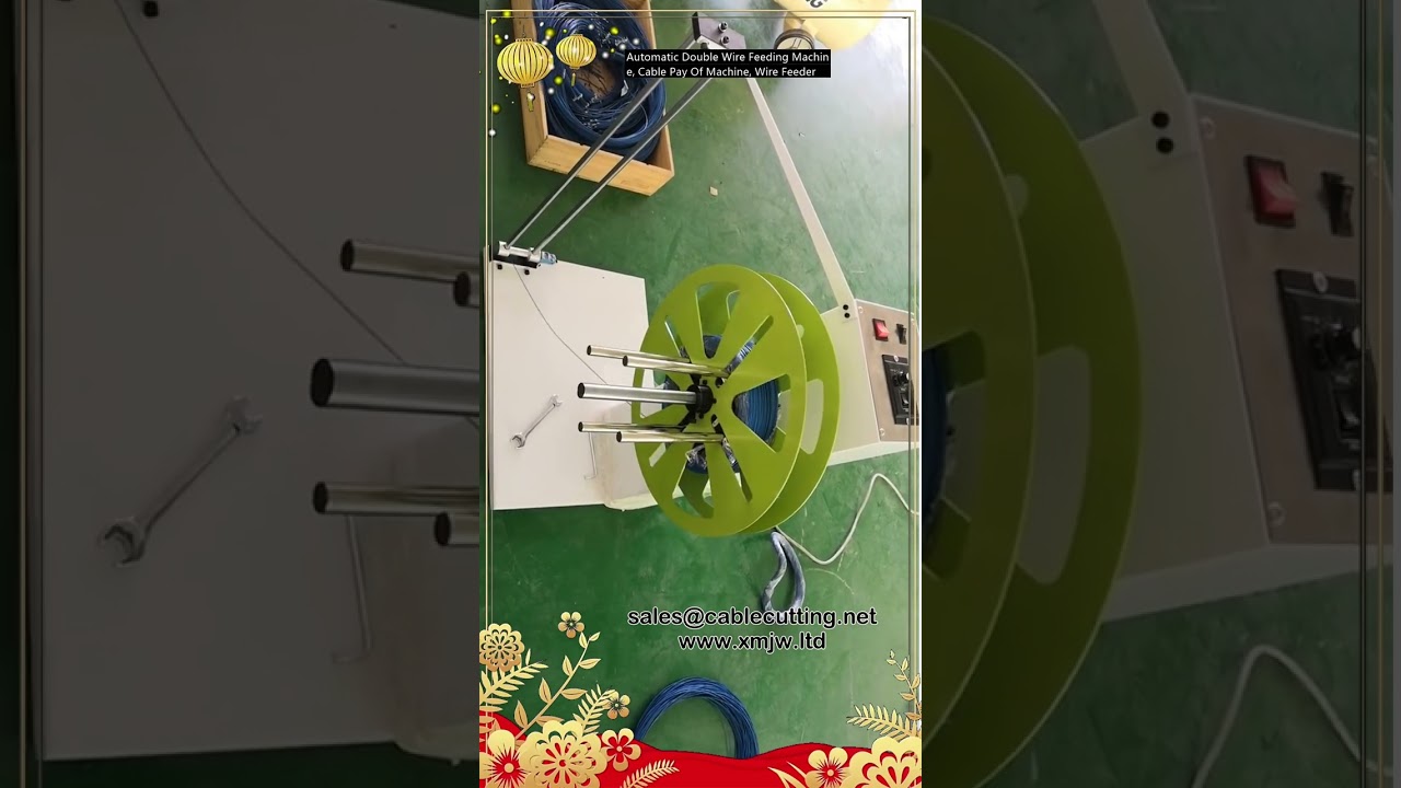 Yüksek Hızlı Otomatik Çift Telli Besleme Makinesi | Kablo Salma & Tel Besleyici
