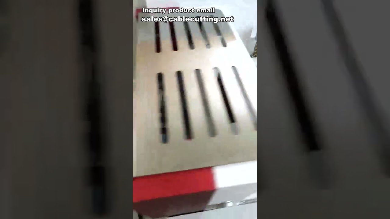 Otomatik PVC Boru Kesme Makinesi | Kablo ve Isı Büzüşmeli Boru Kesimi