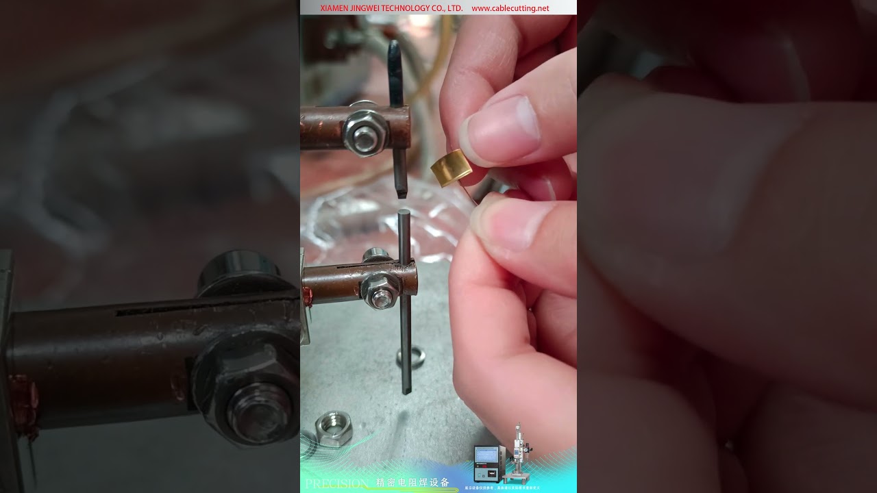 Hassas Direnç Kaynak Makinesi Emaye Teli Doğrudan Bakır Terminale Kaynak, Soymadan