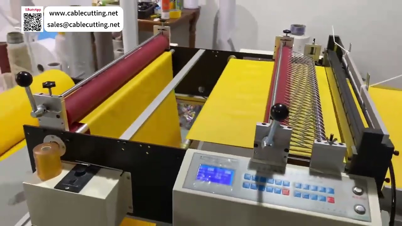 Dokumasız Kumaş Ekipmanları Otomatik Levha Kesme Makinesi Fabrika Tedariki Rulo İşleme Sistemi