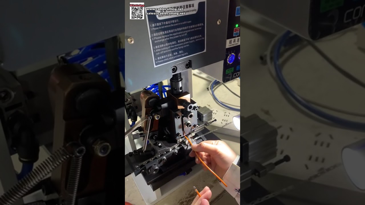Kompakt Tek Tel Sıyırma Terminal Sıkma Makinesi Yüksek Hassasiyetli İşleme