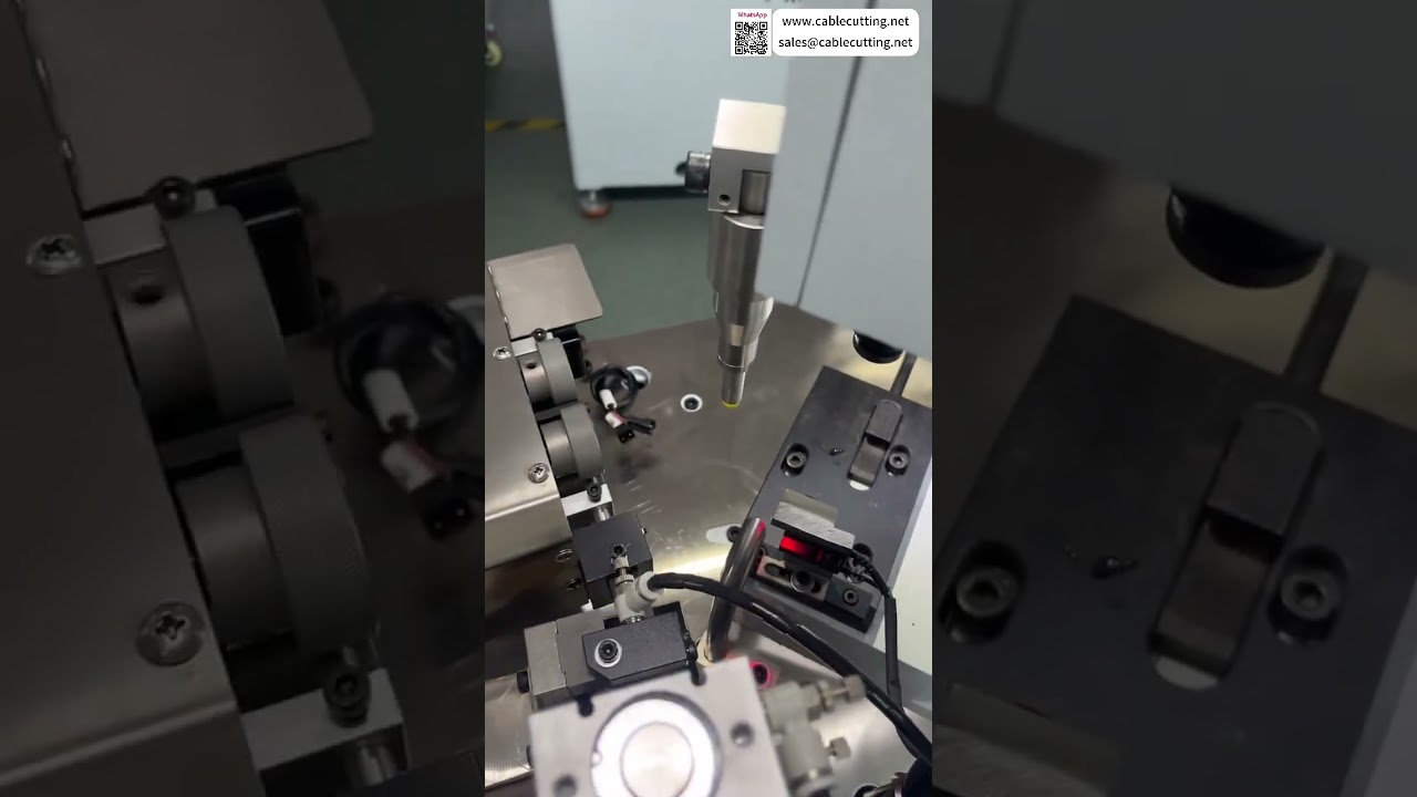 Tam Otomatik Çift Kafalı Terminal Makinesi Test Ayar Üretim Sistemi Ekipmanı