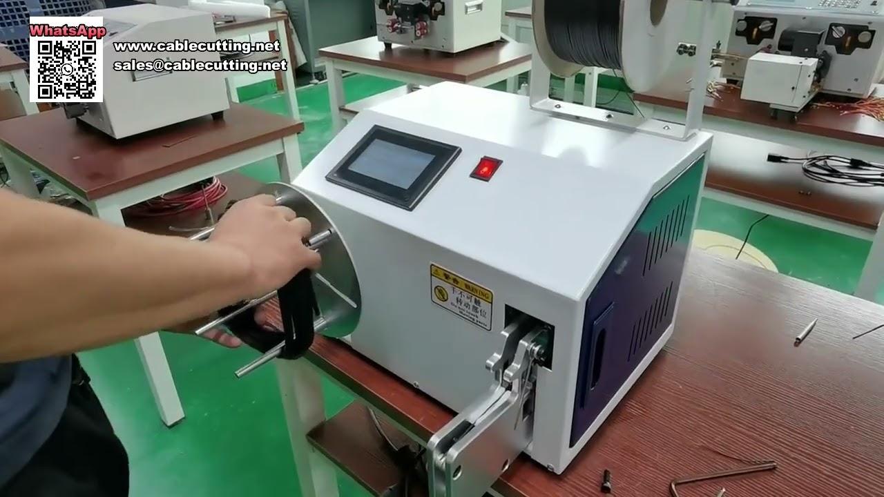 Model 530 Kablo Sarma ve Bağlama Makinesi | 3 Metre Uzunluğundaki Kablolar İçin Hızlı Tel İşleme