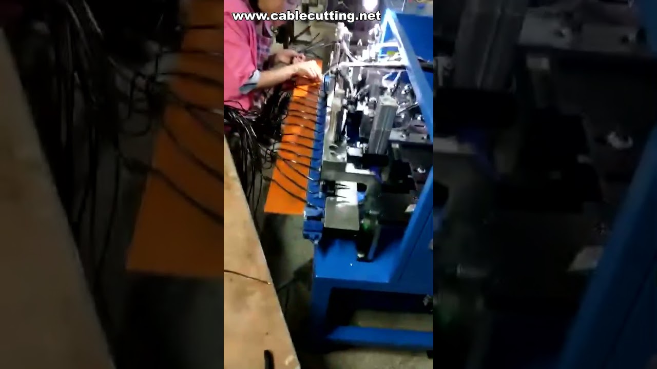 Wire Stripping Twisting Tinning Cutting Machine | Automated Wire Processing System