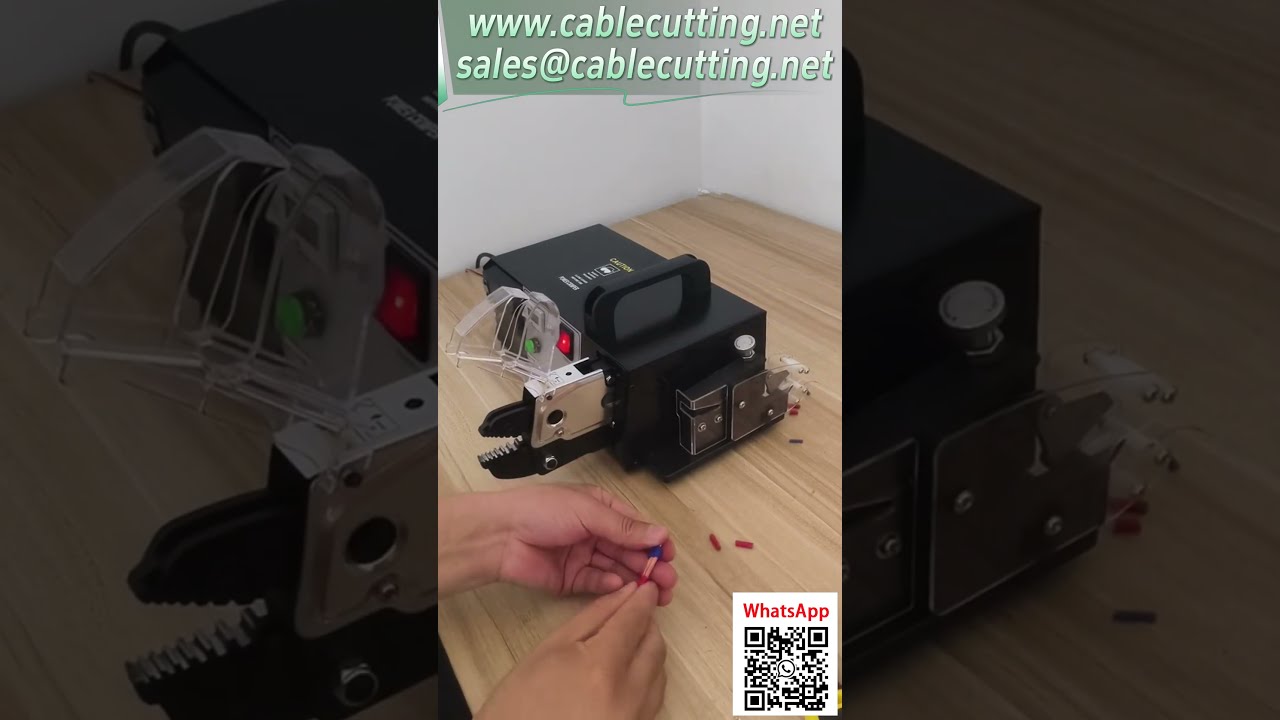 EM 6B2BC Elektrikli Kablo Sıkma Makinesi - Çift Telli Sıkma, Kesme ve Sıyırma Fonksiyonlu